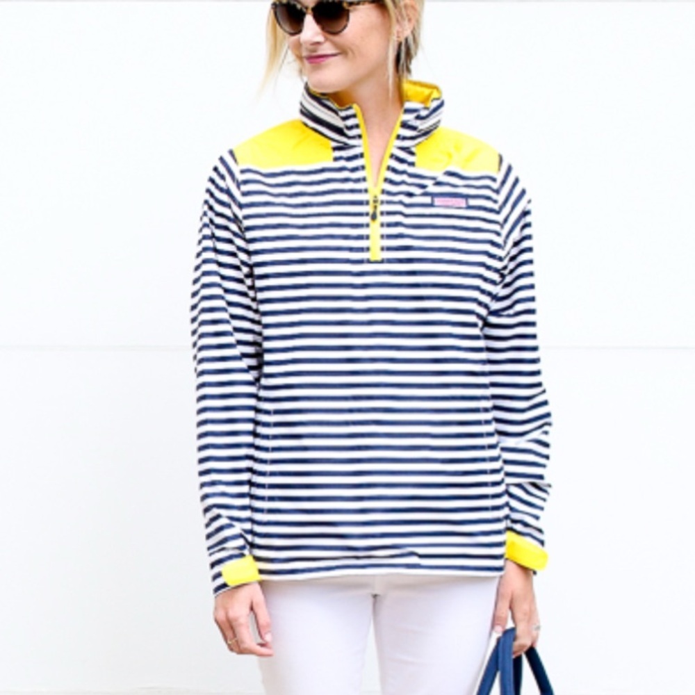 Vineyard Vines Nautical Striped Shep Shirt Windbreaker - Size Small